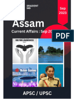 Assam Current Affairs - Sept 2023 - Gradient IAS