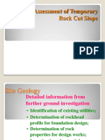 2 Stability Assessment of Temporary Rock Cut Slope