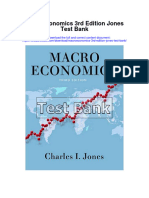 Macroeconomics 3rd Edition Jones Test Bank