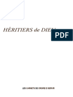 Heritiers de Dieu Thobois Andre Les Carnets de Croire Et Servir