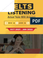 IELTS Listening Actual Tests and Answers