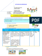 LUNES 02 DE OCTUBRE - PS. Los Valores La Amistad y La Empatía