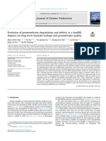 Evolution of Geomembrane Degradation and Defects in A Landfill