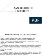 Human Resource Management