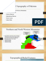 Natural Topography of Pakistan