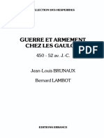 Armement Et Guerre Chez Les Gaulois - 450 - 52 Av. J. - C.