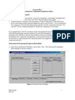 Exercise DP.1: Estimating Pure Component Properties in Hysys Workshop Report Requirements