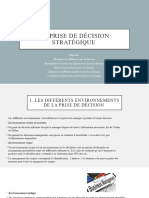 Support PPT - La Prise de Décision Stratégique