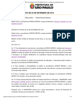 Decreto #58.955 de 20 de Setembro de 2019 - Aprova Rápido