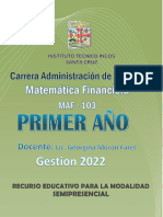 Texto Adm. Matematica Financiera 2022 Plat. para Semipresencial