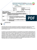 Guía de Trabajo No. 1 de Química de 10° - Humbertoviloriac