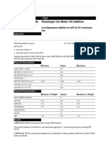 Lubrizol 16010L - (Api SL, CF) - TDS