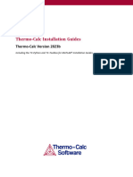 Thermo-Calc Installation Guides