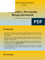 Promoción y Prevención Riesgo Psicosocial