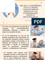 Participación de La Enfermera Comunitaria en Enfermedades Cronico Degenerativas