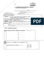 Prueba Trimestral - Matemática 2°