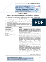 Effect of Dental Implants Surface Treatment On Marginal Bone Hight