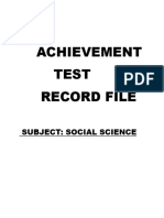 Achievement Test of Social Science 1