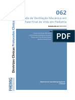 PC 62 - Retirada de Ventilação Mecânica Na Fase Final de Vida em Pediatria (2019)