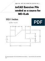 2-D Autocad Exercises File