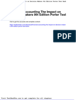 Financial Accounting The Impact On Decision Makers 9th Edition Porter Test Bank