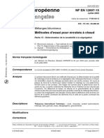 NF EN 12697-15 - P 98-818-15 - Détermination de La Sensibilité À La Ségrégation - Juillet 2003