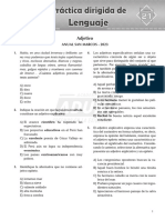 Practica Dirigida de Lenguaje-Anual San Marcos - Academia ADUNI-CESAR VALLEJO