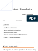 Intro To Biomech Mid-1