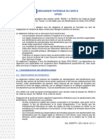 Reglement Interieur Gpi2d