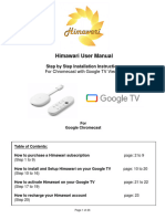 Himawari User Manual Chromecast With Google TV