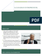 Mike Lazaridis (Canadian Entrepreneur)