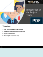 1A Intro To Project Team