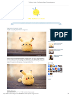 The Bunny Studio - Free Crochet Pattern - Pikachu Amigurumi