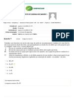 QUESTIONÁRIO 5 - Revisão Da Tentativa