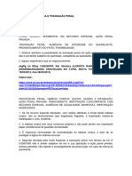 STJ - Ação Penal Privada e Transação Penal