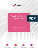 CP SAML For Remote Access VPN Release Notes