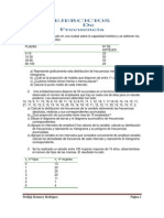 Guia de Ejercicios Distribución de Frecuencia