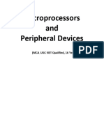 Microprocessors and Peripheral Devices - PDF Notes