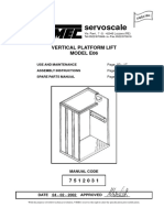 Servoscale: Vertical Platform Lift Model E06