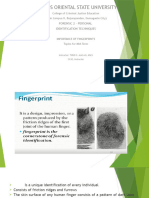 Forensic 2 PPT. The Importance of Fingerprints Midterm Coverage