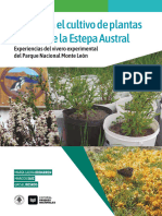 Guía para El Cultivo de Plantas Nativas de La Estepa Austral