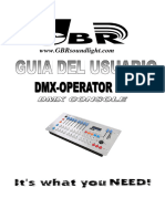 Consola DMX Operator 240 Manual Spanish