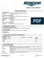 Bondor Flameguard Fire Resistant Sandwich Panel Safety Data Sheet