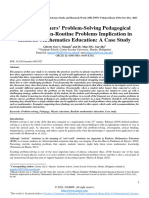 Physics Teachers' Problem-Solving Pedagogical Practice in Non-Routine Problems Implication in Realistic Mathematics Education: A Case Study