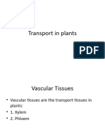 Chapter 8-Transport in Plants