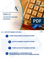 Topic 8.3 - ABC Costing System