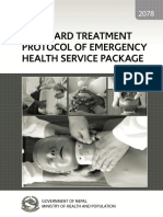 Standard Treatment Protocol of Emergency Health Service Package