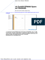 Jungheinrich Forklift Ep8000 Spare Parts Manual Fn426282