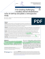 Novel Approach For Treating Challenging Implant-Borne Maxillary Dental Rehabilitation Cases of Cleft Lip and Palate: A Retrospective Study