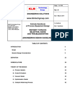 Engineering Design Guidelines Refinery Furnace